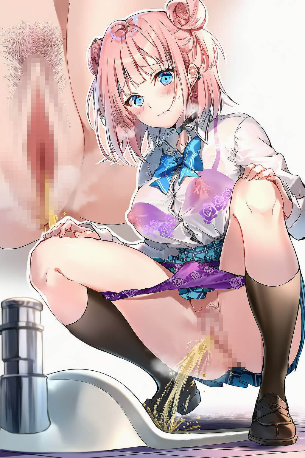 女子トイレ完全盗撮420連発!制服・私服・透けブラウス・全裸まで…おしっこ我慢限界の瞬間 画像6