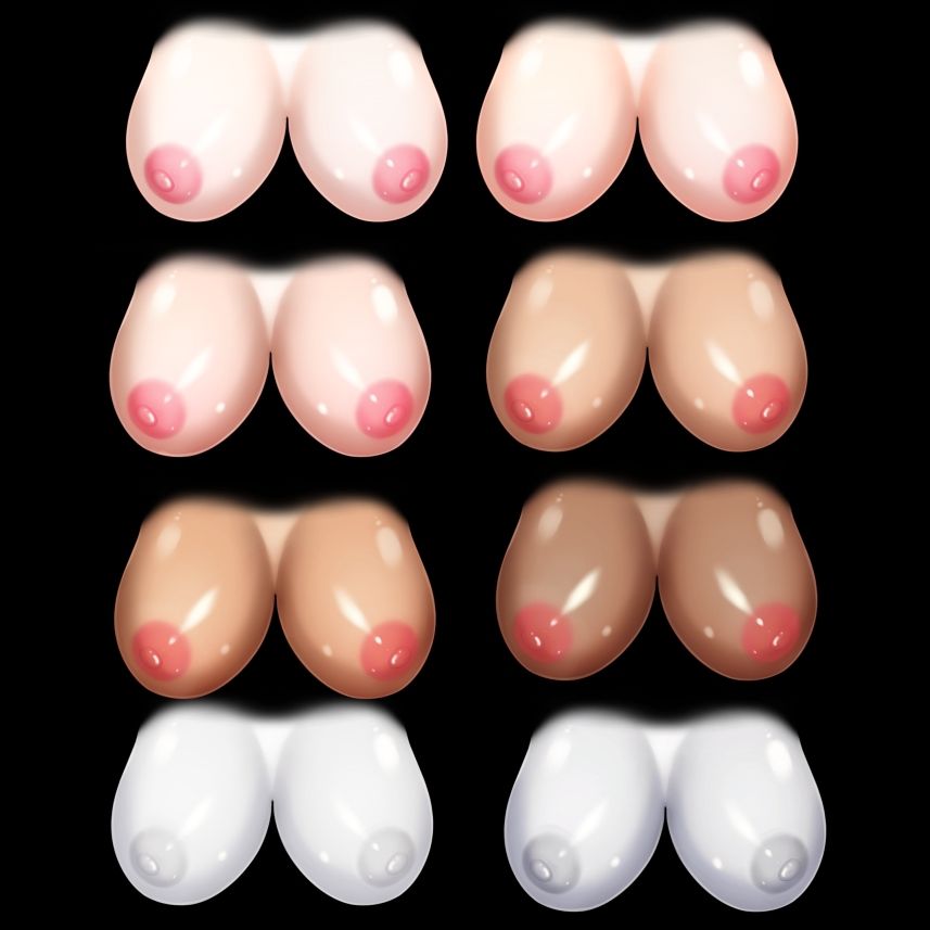 サンプル画像2:おっぱい素材(水の木) [d_707266]