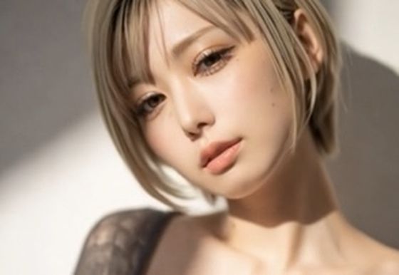 金髪ショートお姉さん