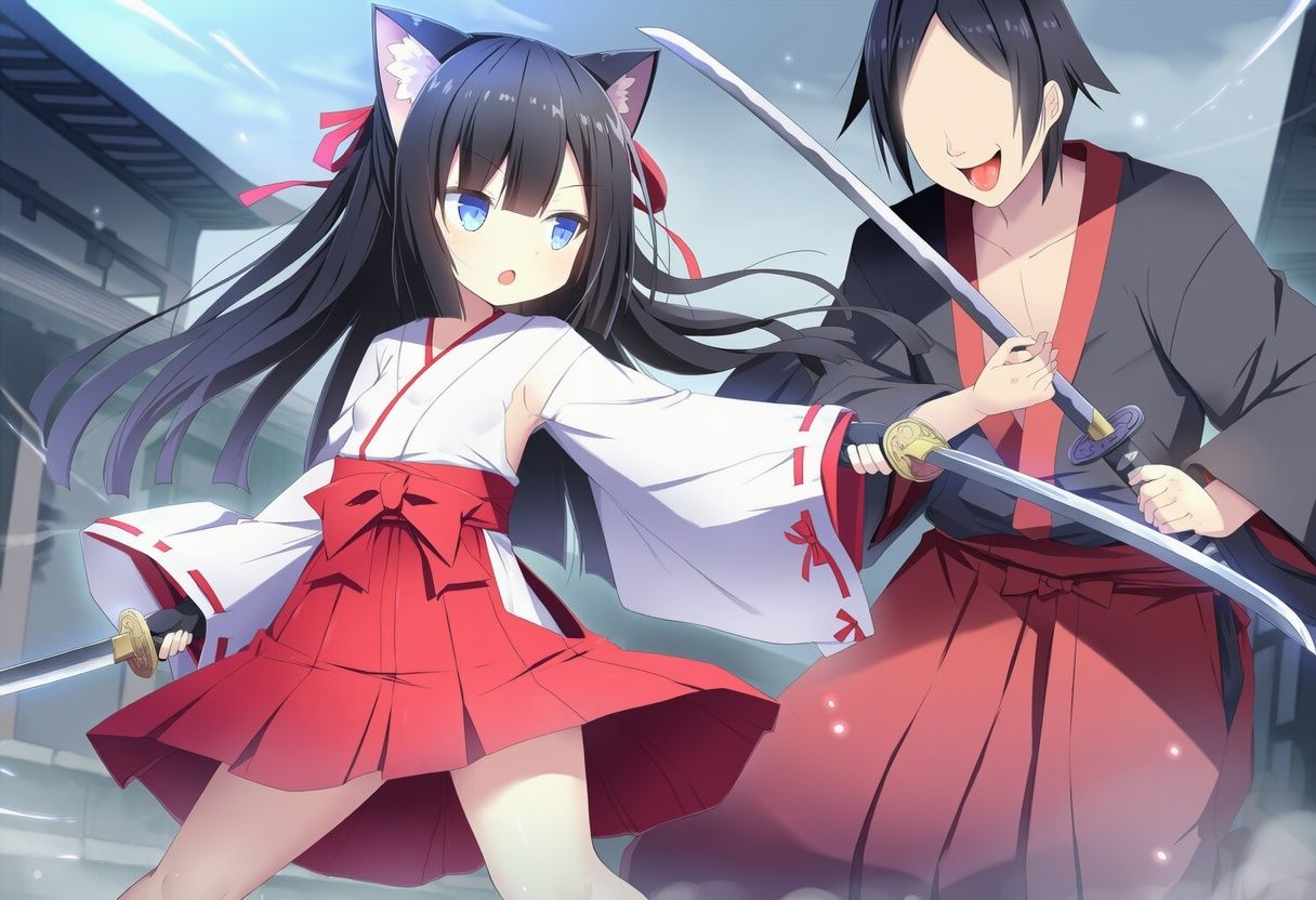 【エロ漫画】ネコミミ巫女剣士の危難〜バッドエンドシチュエーション〜1