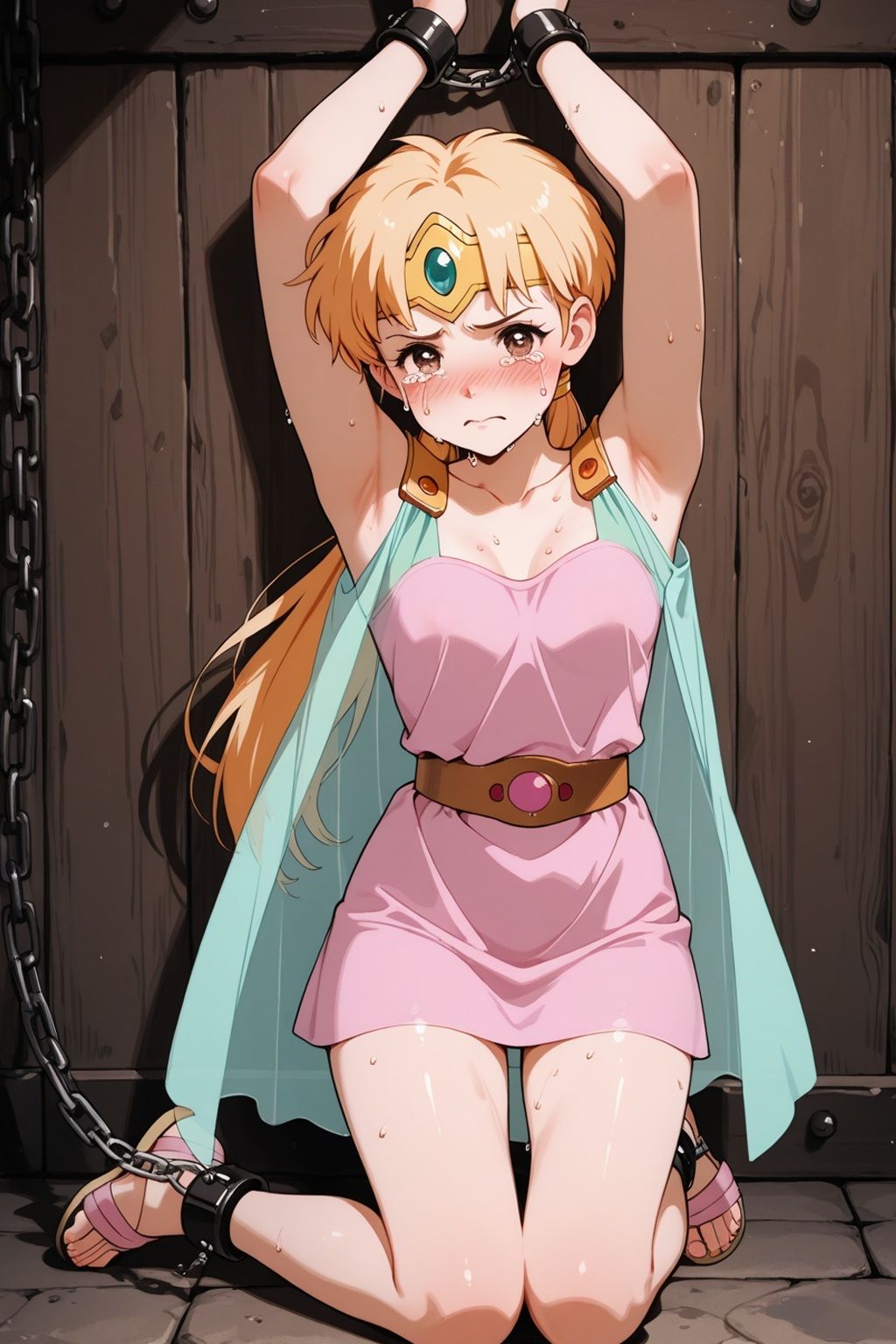 サンプル画像3:魔王軍に捕らわれたダイの●冒険 レオナ姫(ReNOL) [d_707414]