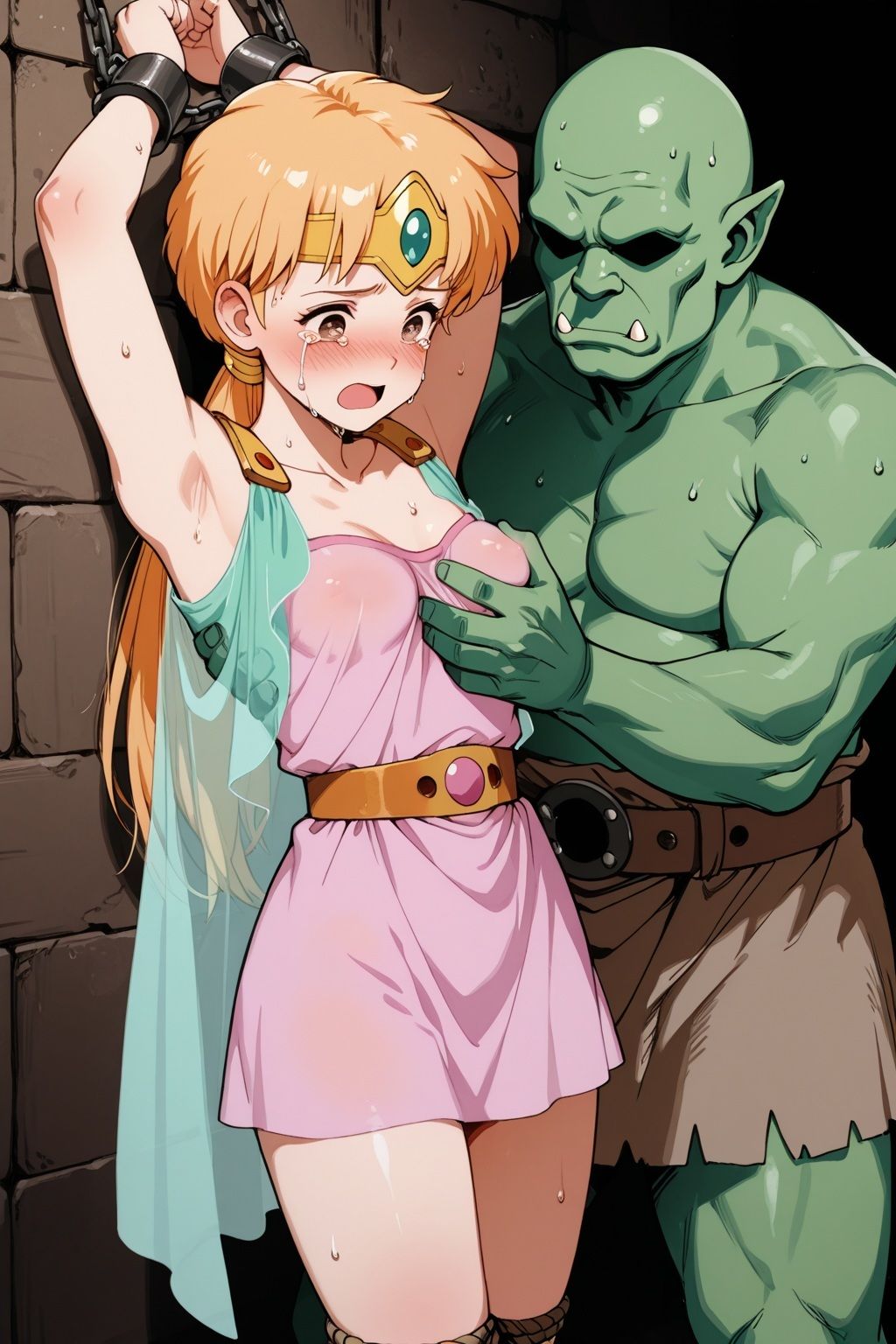 サンプル画像5:魔王軍に捕らわれたダイの●冒険 レオナ姫(ReNOL) [d_707414]