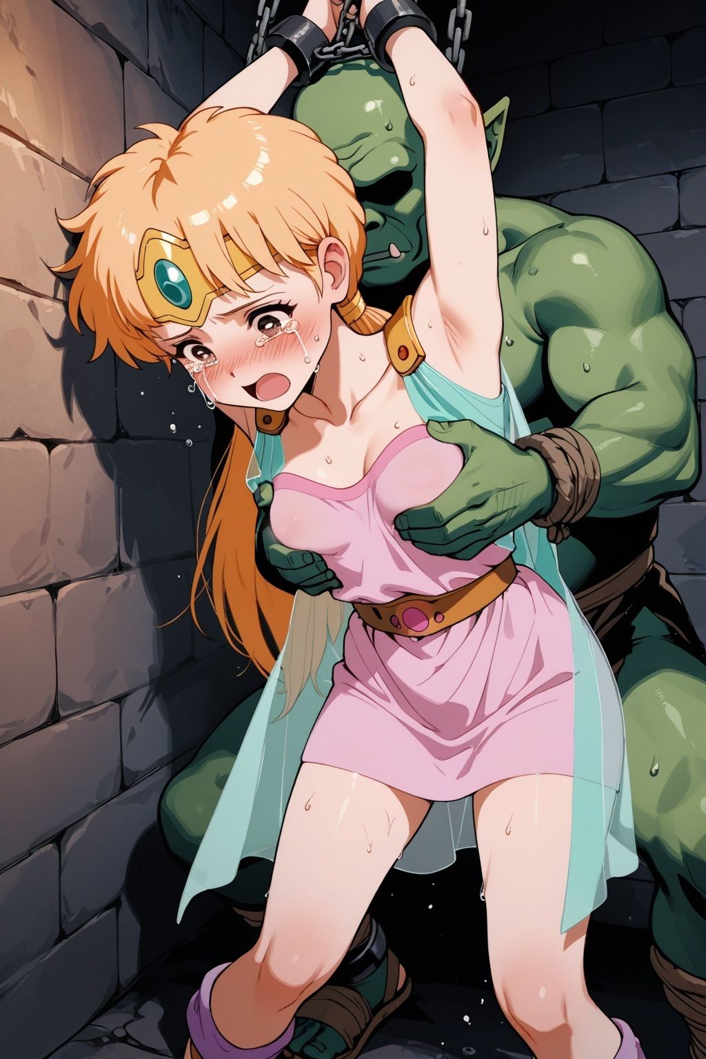 サンプル画像6:魔王軍に捕らわれたダイの●冒険 レオナ姫(ReNOL) [d_707414]