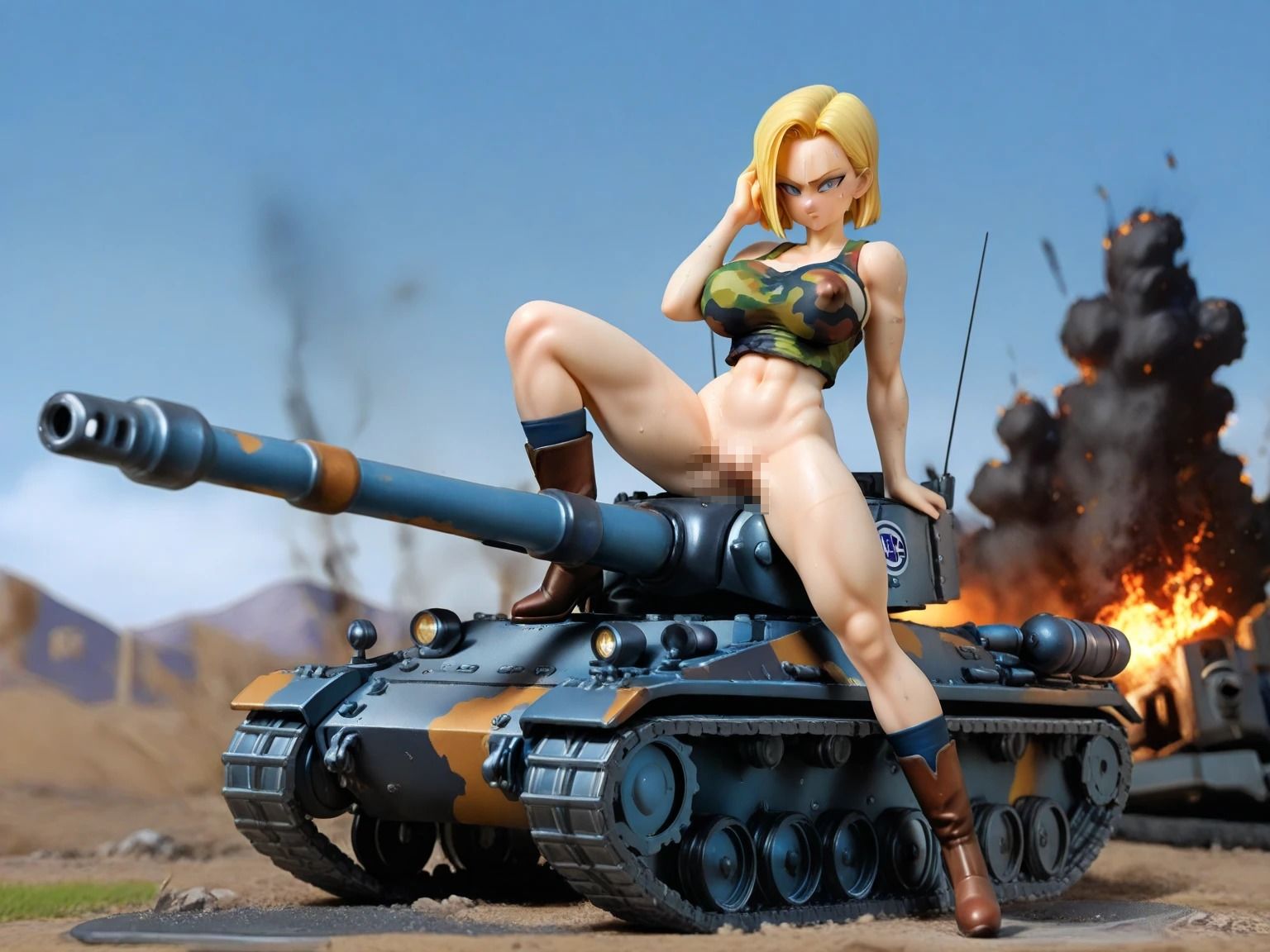 Android18号とベジ〇タの精巧フィギュア【85枚】 画像7