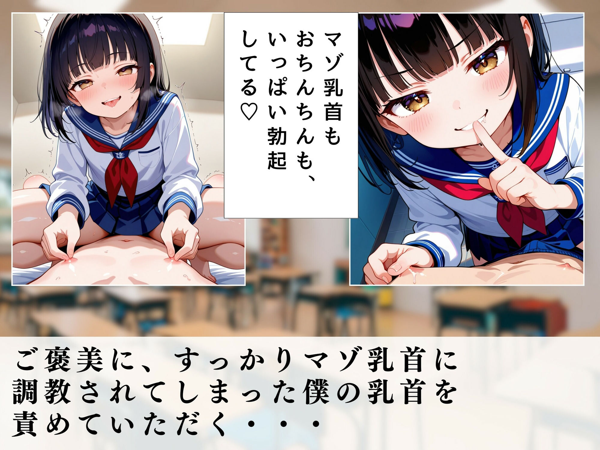 【エロ漫画】ふたなり女子校生の逆レ男犯2