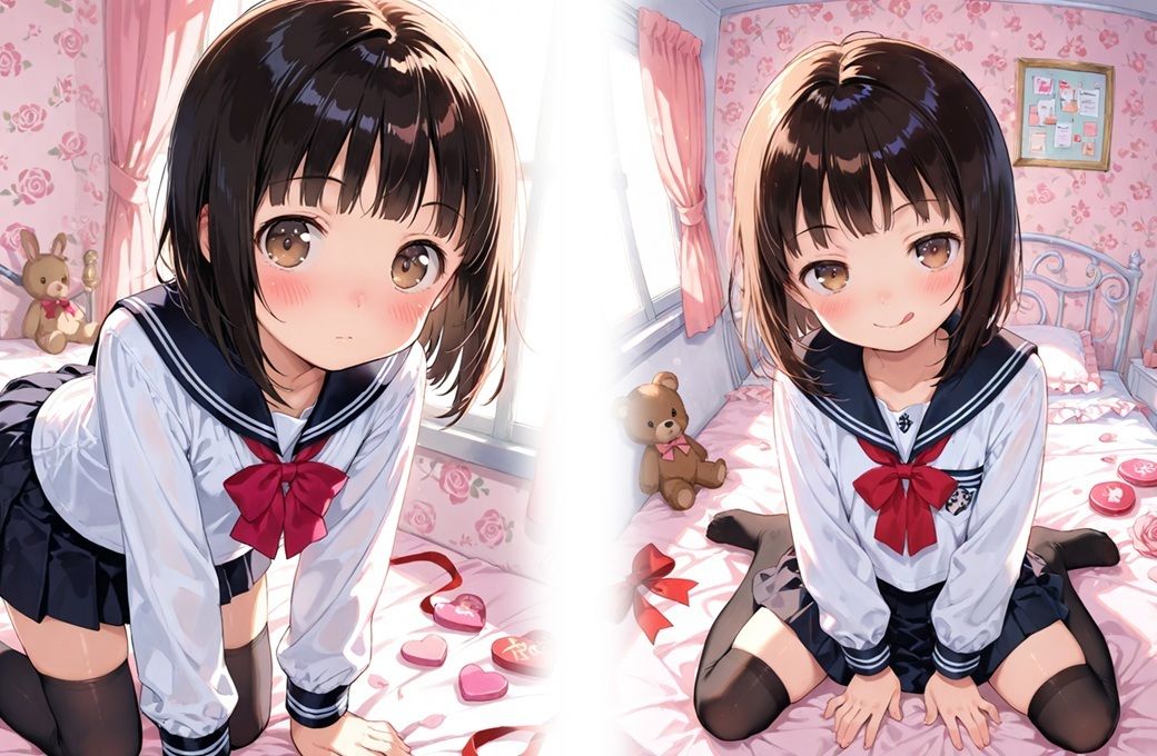 サンプル画像2:無垢な少女にカワイイお部屋で強●連続種付け(sexy人工智慧) [d_707517]