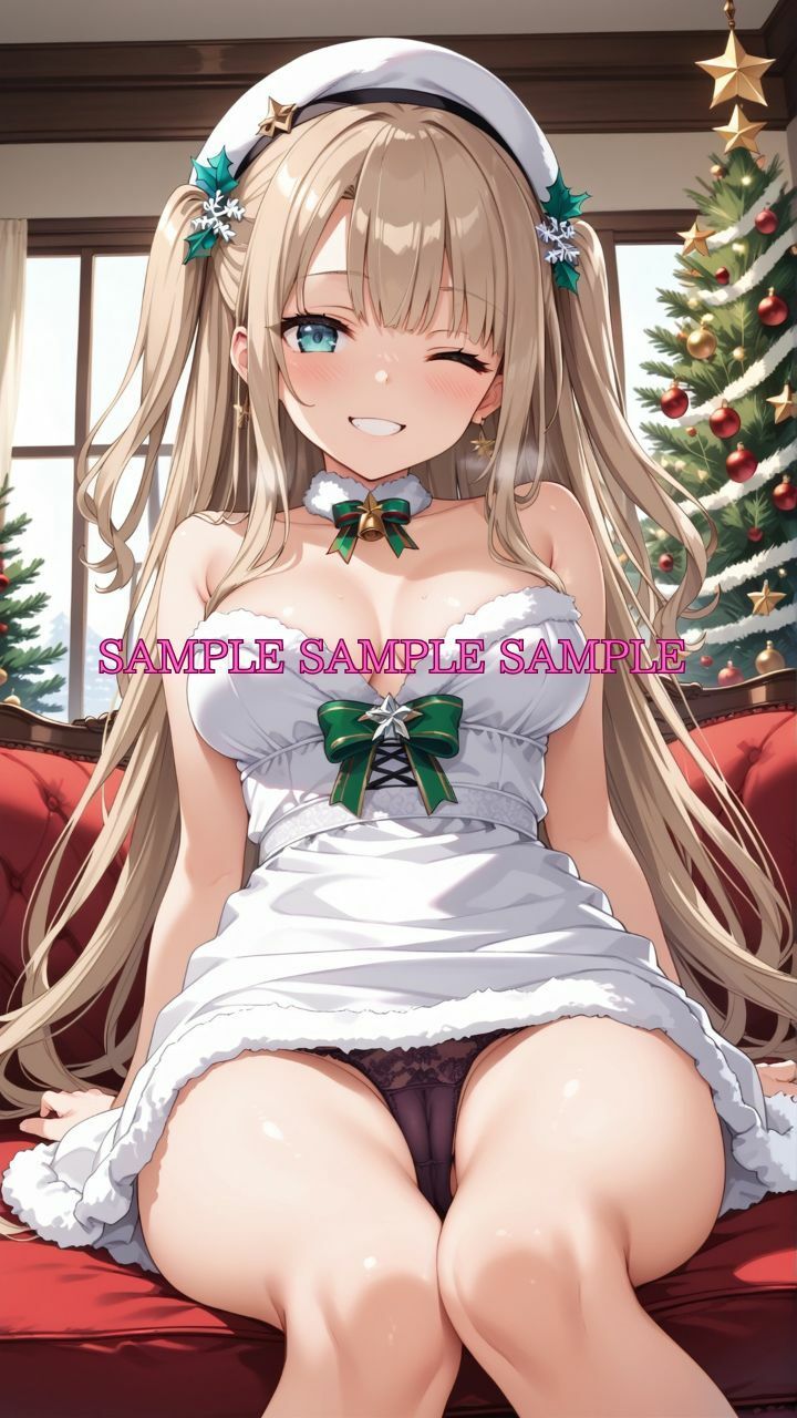 サンプル画像4:男女比1対10000の世界 クリスマスコス娘とセックスし放題でちんぽが乾く暇もないヤリ放題ハーレムライフ！！(TailorFetiAI-Pix) [d_707542]