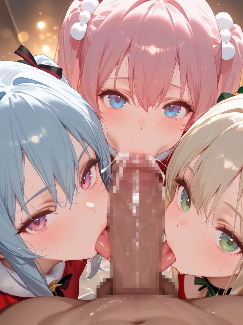 巨乳サンタとハーレムエッチ25