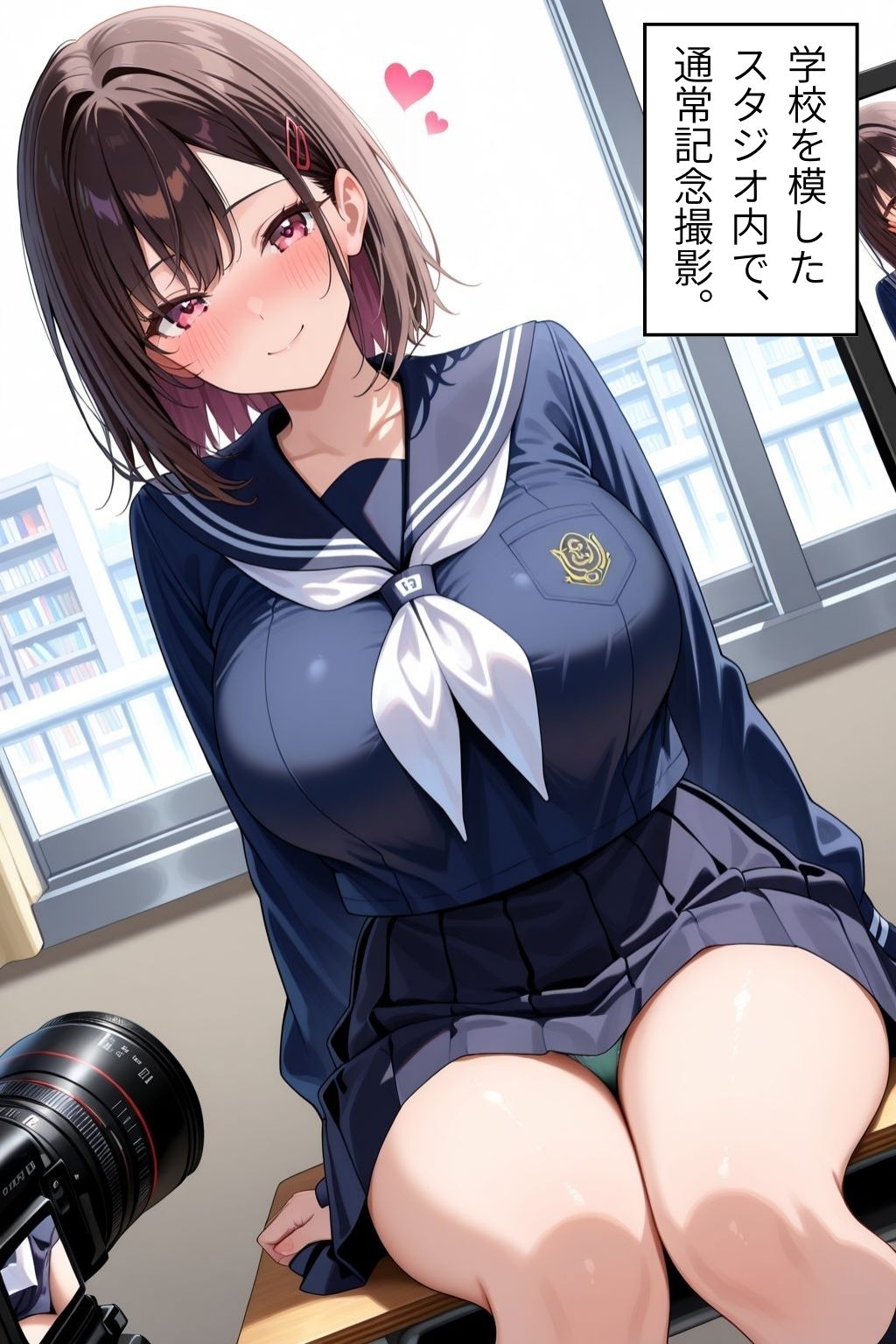 セーラー服写真館 〜 第一部:休日の秘密の撮影会 画像3