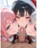 巨乳サンタとハーレムエッチ3