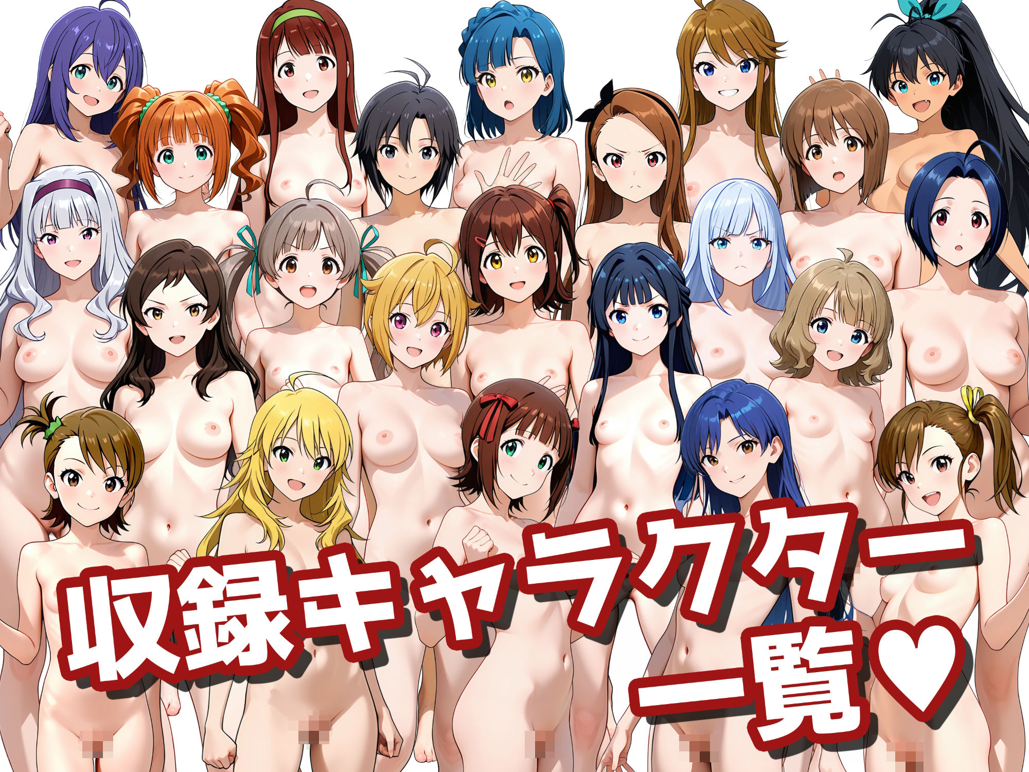 【男性器あり】23キャラ イラストまとめ （430枚）1