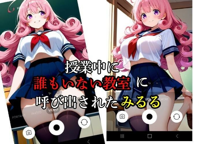 サンプル画像4:催〇アプリで爆乳 天音みるるを自由に抱く変態教師（教室編）(えちえちクラブ) [d_707643]