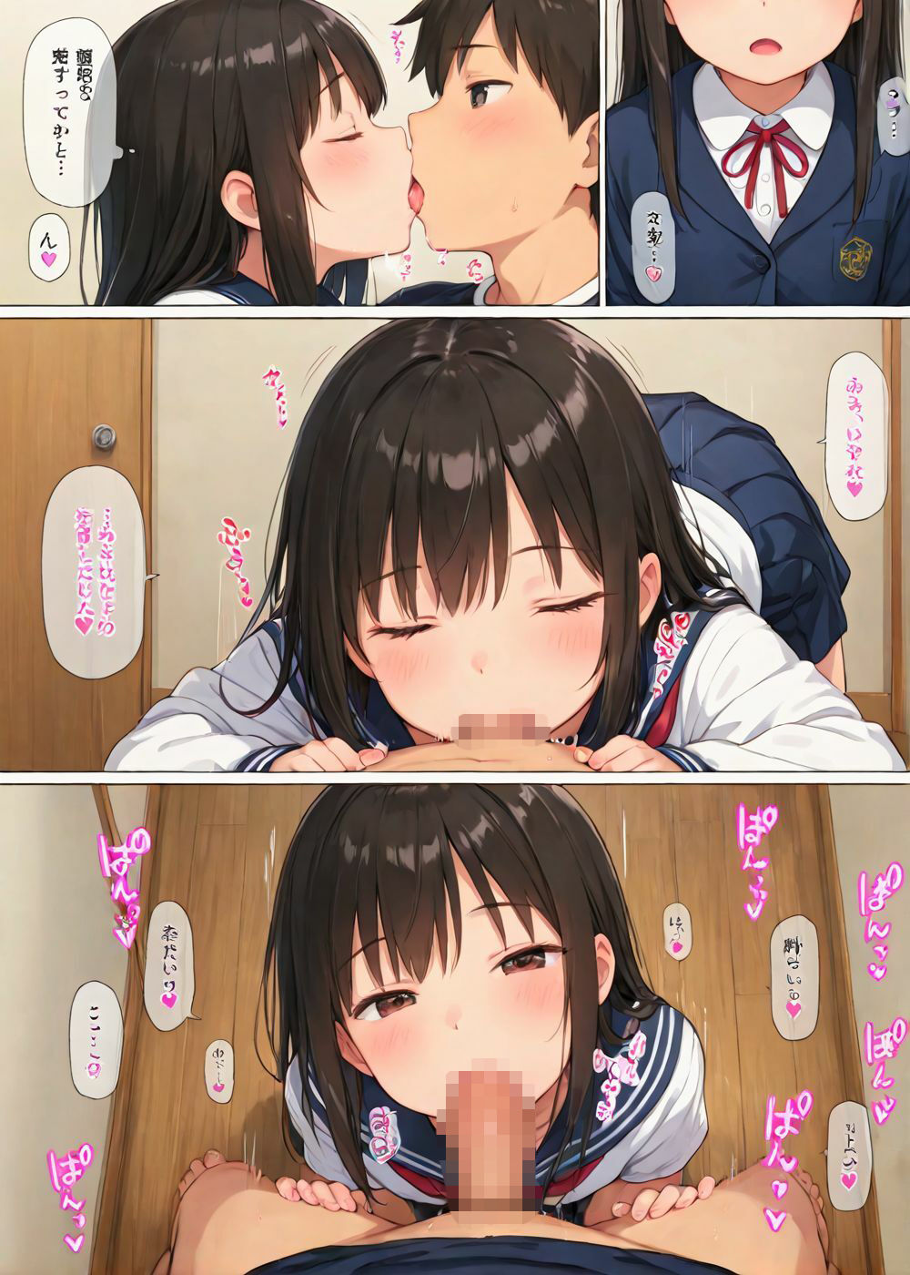 3年パコ組 先輩と校内でイチャLOVE(はーと) 画像8