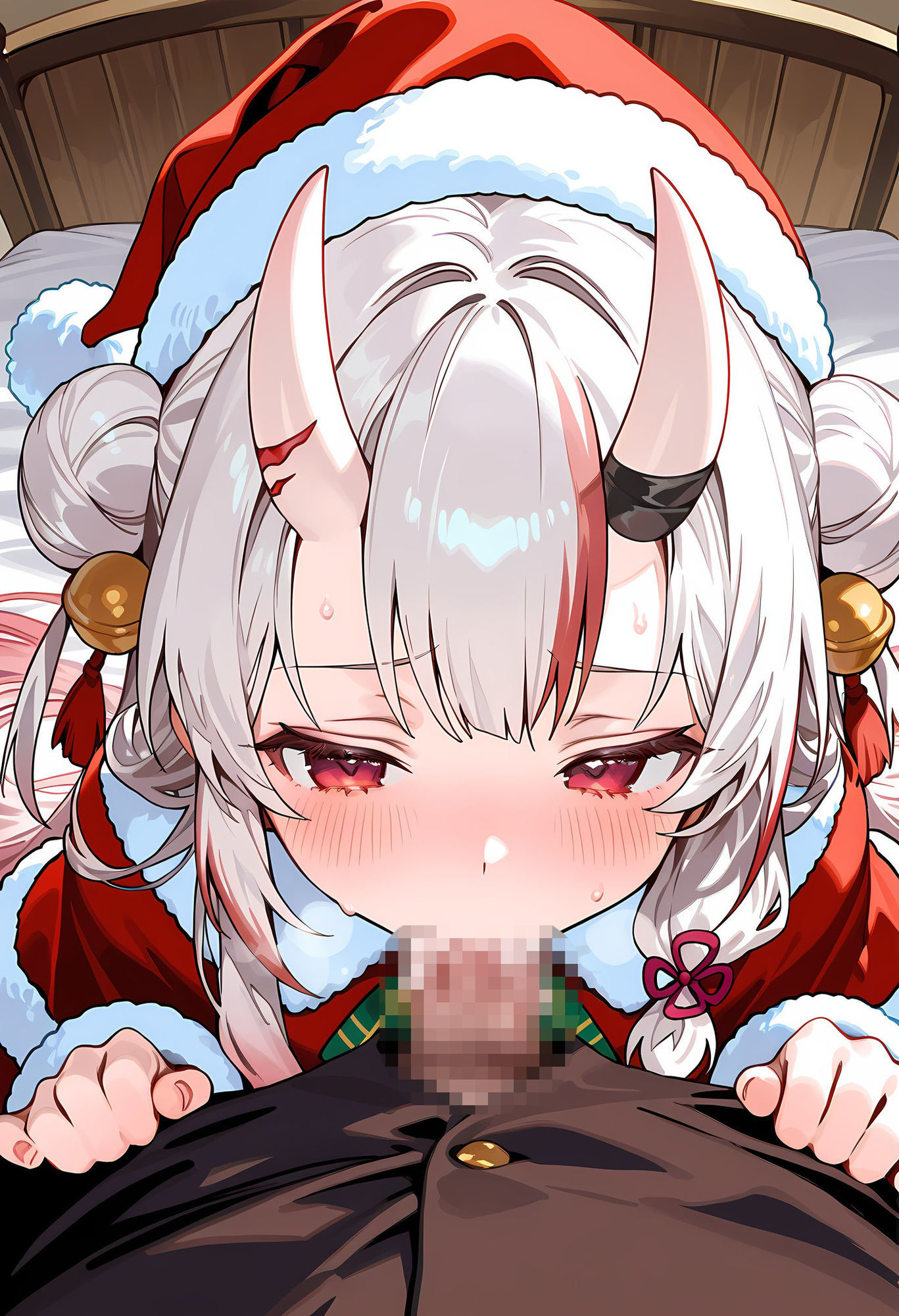 百鬼あ◯め（サンタ）とラブラブえっち 画像3