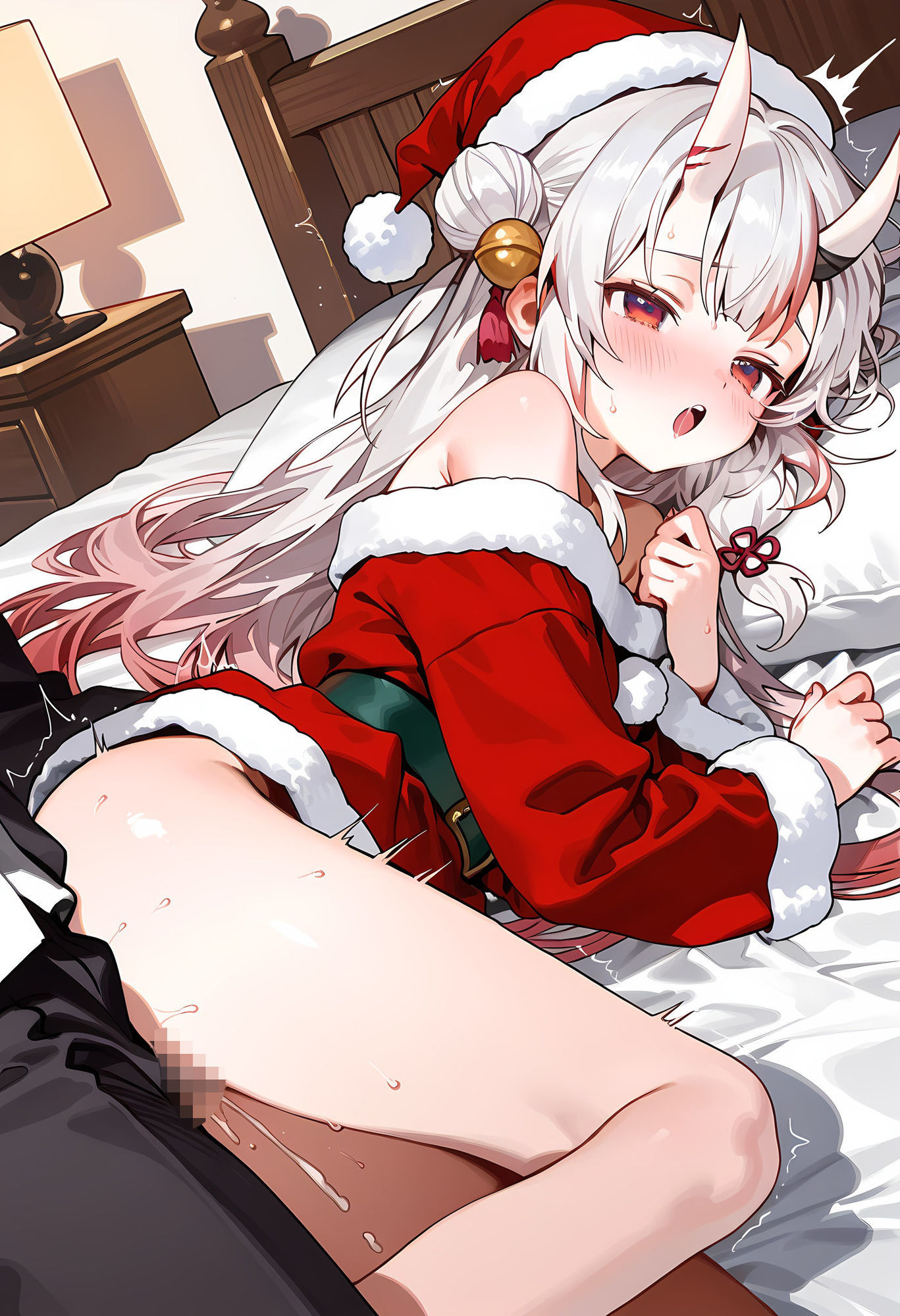 百鬼あ◯め（サンタ）とラブラブえっち 画像5