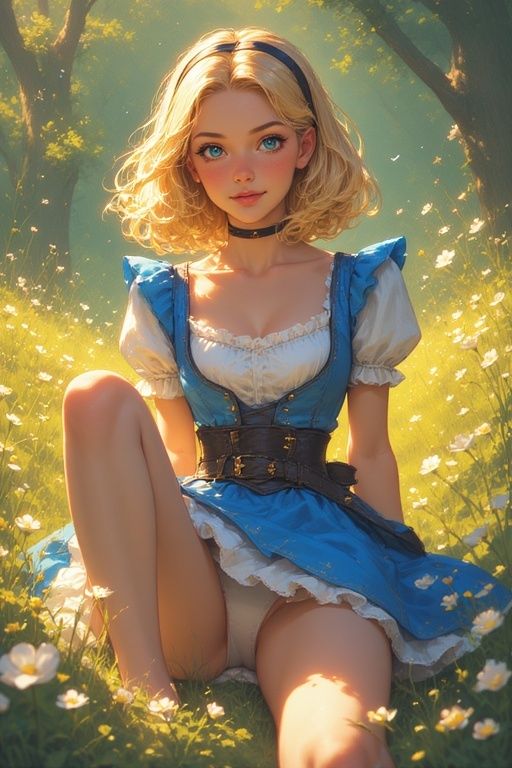 北風と太陽による不思議の国のアリスのパンチラ画像集 画像4