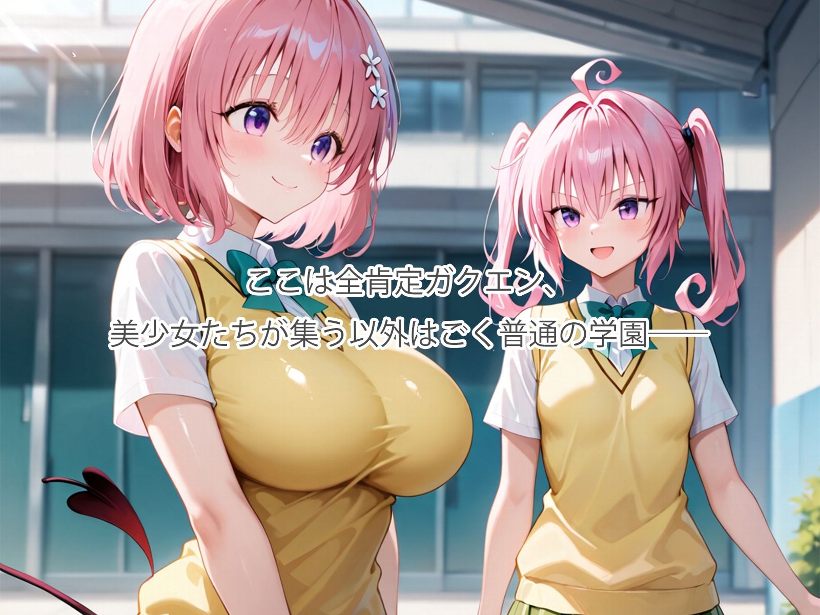 サンプル画像1:全肯定スケベガクエン:ナナ＆モモ編(AID_oll) [d_707796]