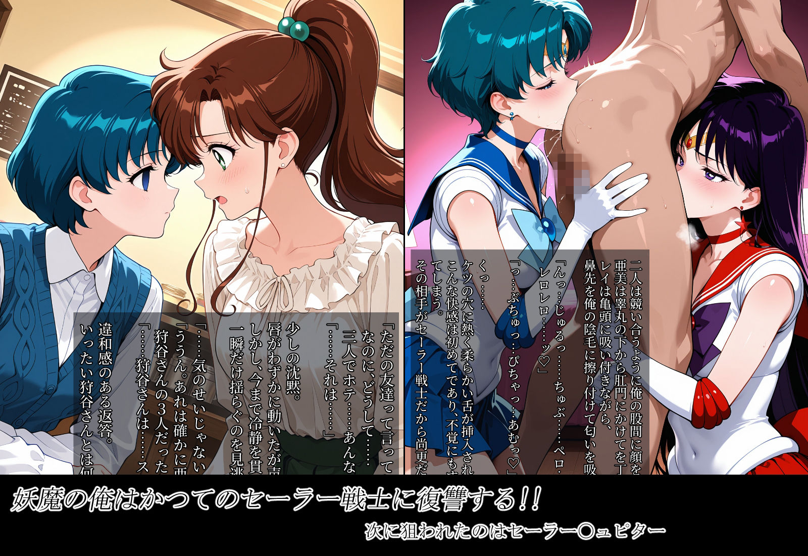 サンプル画像1:雑魚妖魔の俺がセーラー戦士を堕とすまで3(ChronAi) [d_707875]