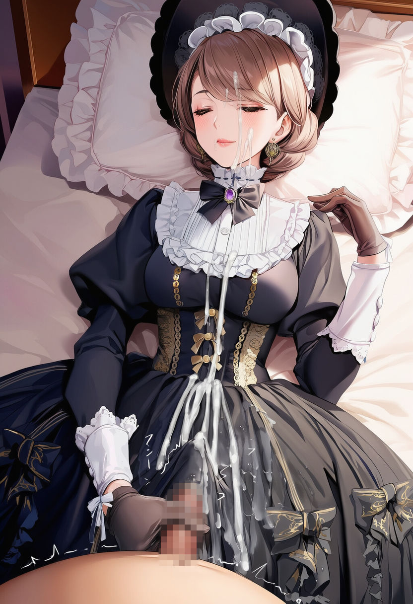 【完全着衣】○リィタ淑女の美麗ドレスにぶっかけ 画像10