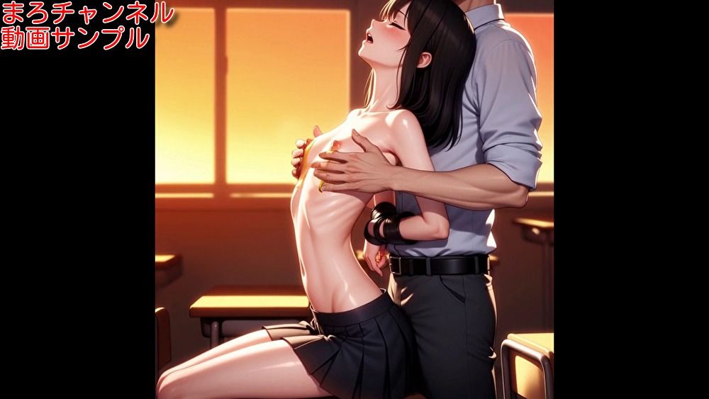 【エロ漫画】まろチャンネル 同人動画版 貧乳スレンダー拘束乳首責め 6作目7