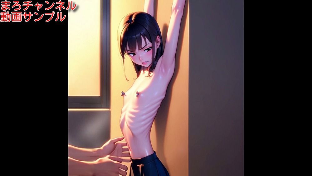まろチャンネル 同人動画版 貧乳スレンダー拘束乳首責め 7作目 サンプル画像 3