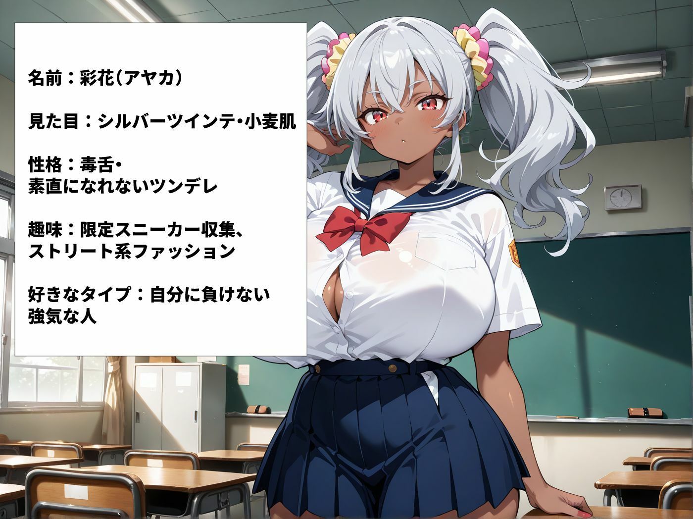 サンプル画像5:爆乳黒ギャルJKを順番に呼び出していいなり性教育(爆乳クラブ) [d_708053]