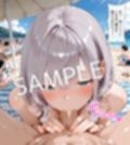 【セリフ付】白〇ノエルとビーチでラブラブH