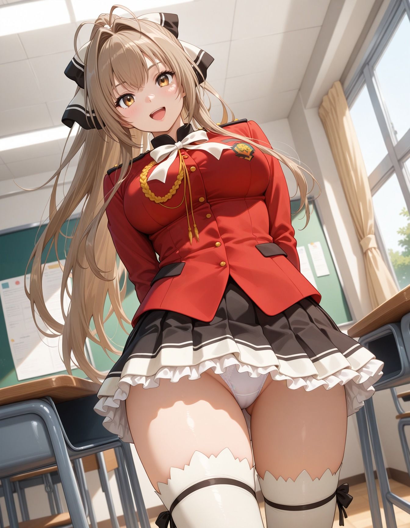 サンプル画像1:夜の教室に呼び出され輪●された少女(ぽりっしゅ本舗) [d_708108]