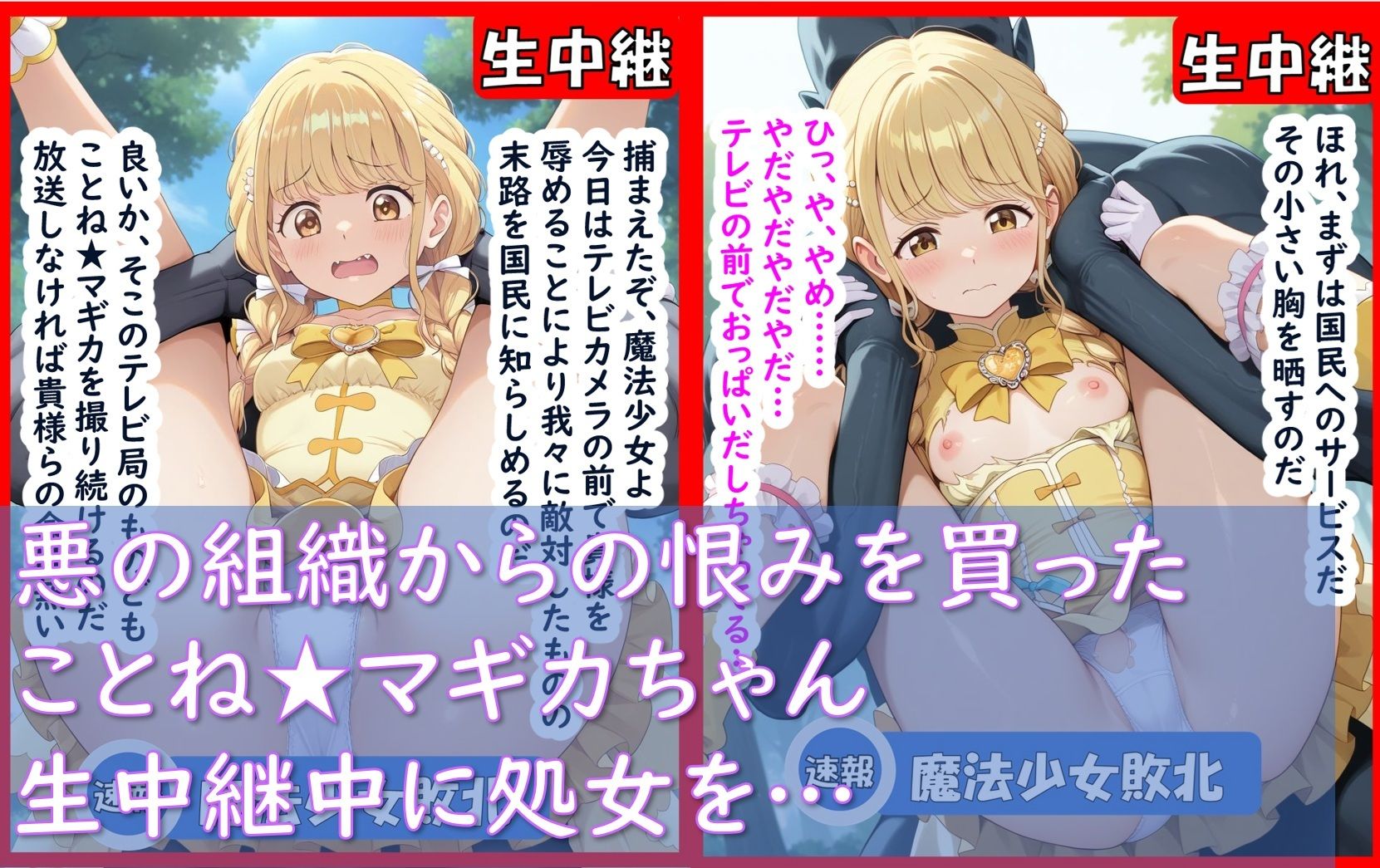 サンプル画像4:魔法少女ことね★マギカ_完全敗北(Aiイラスト販売所) [d_708113]