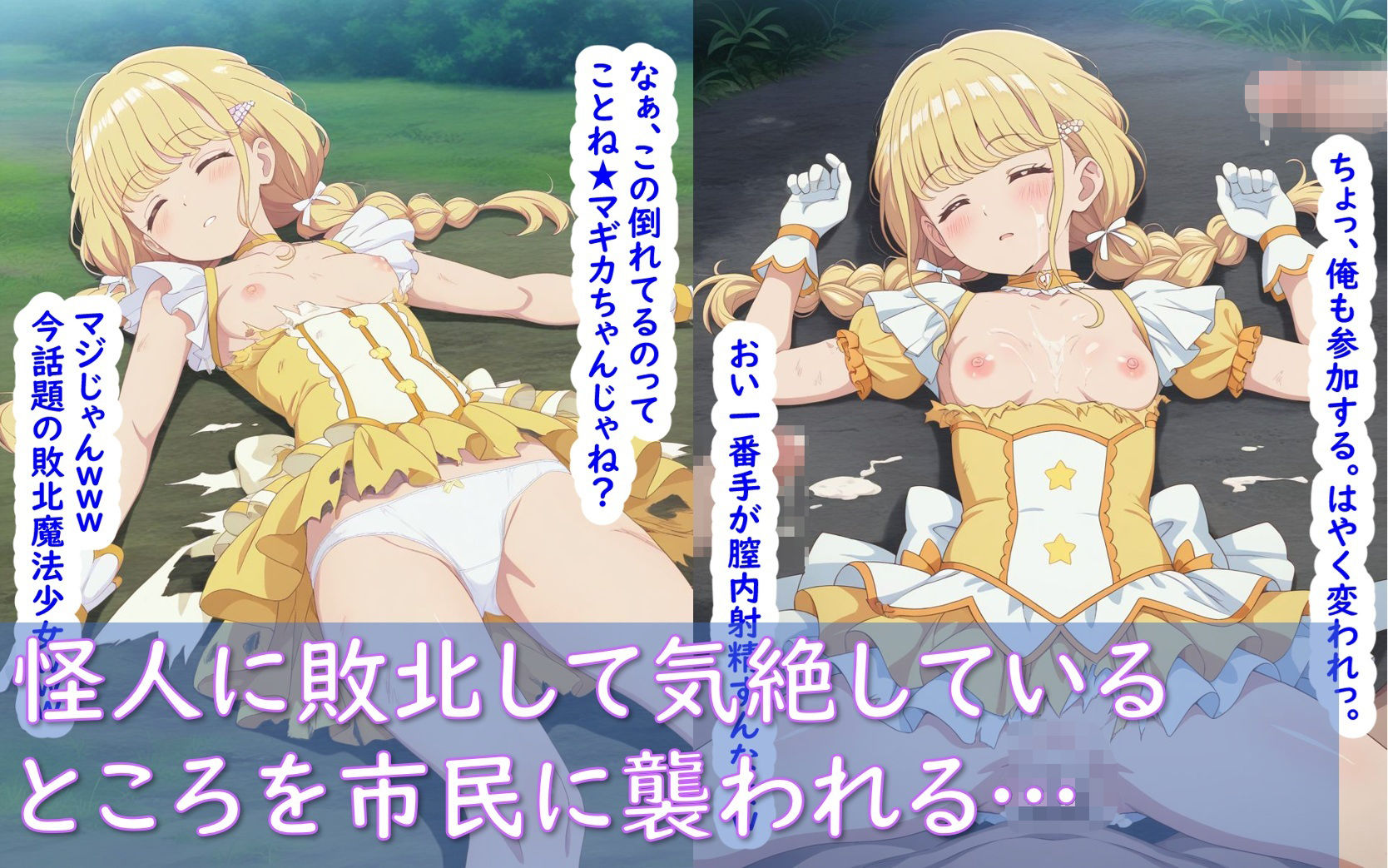 サンプル画像6:魔法少女ことね★マギカ_完全敗北(Aiイラスト販売所) [d_708113]