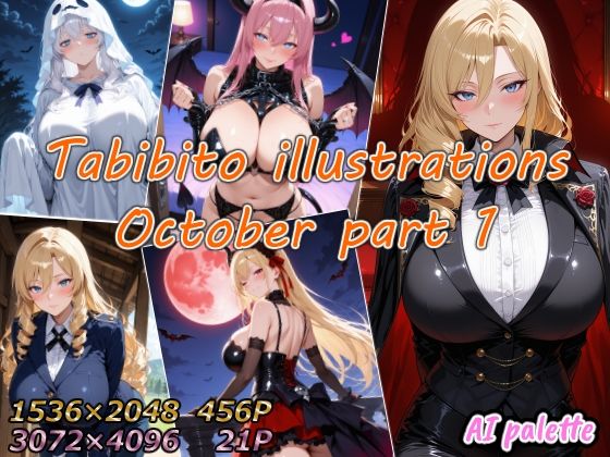 Tabibito illustrations October part 1【AIPalette】
