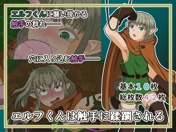 エルフくんは触手に蹂躙される