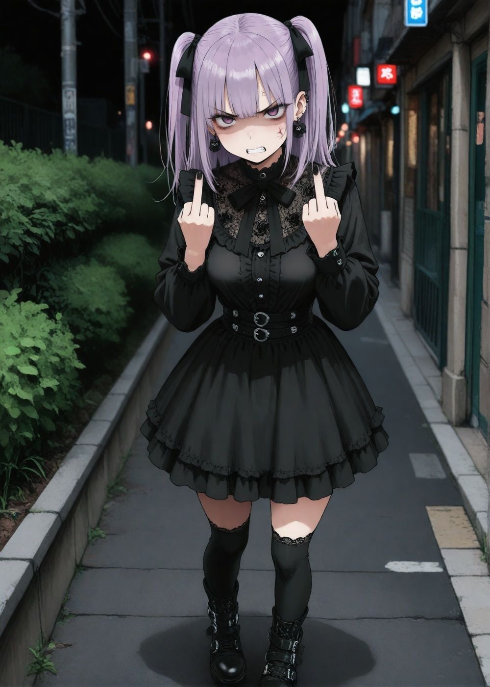 「キメーんだよ」って言われた地雷系を催〇で公園青姦孕ませ 画像1