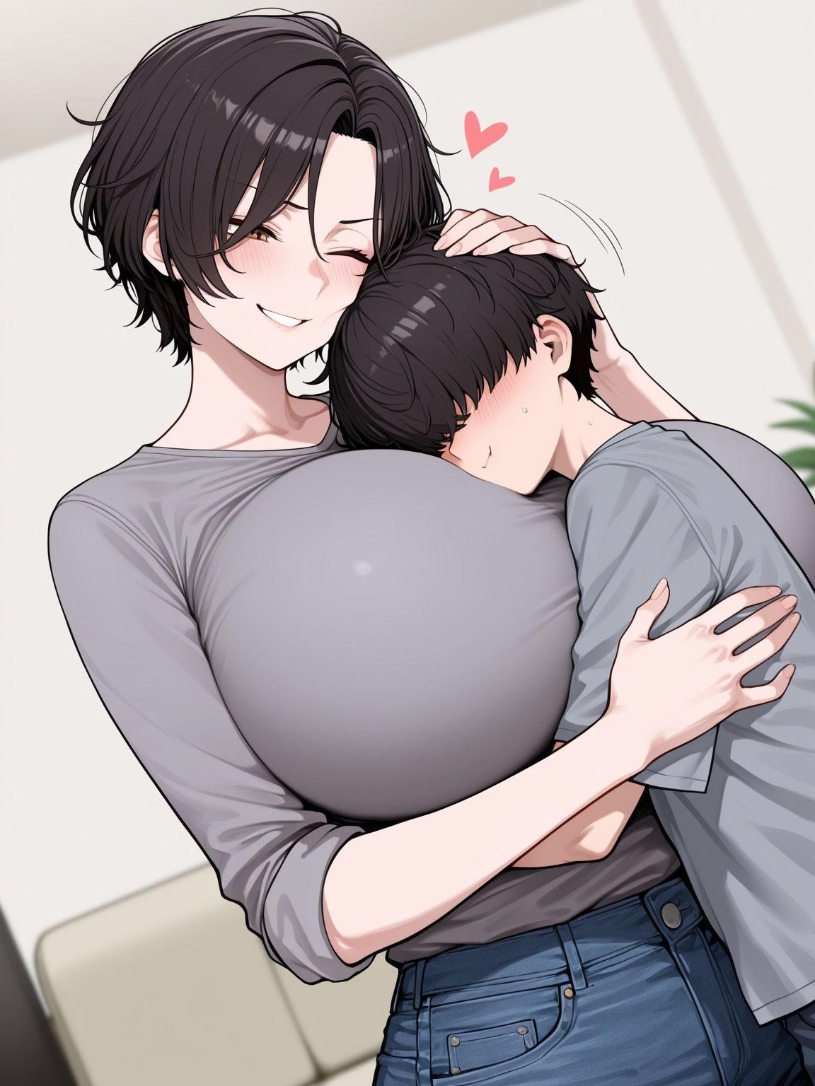 短髪爆乳ママと催●アプリおじさんがいちゃラブ孕まセックスする話 画像4