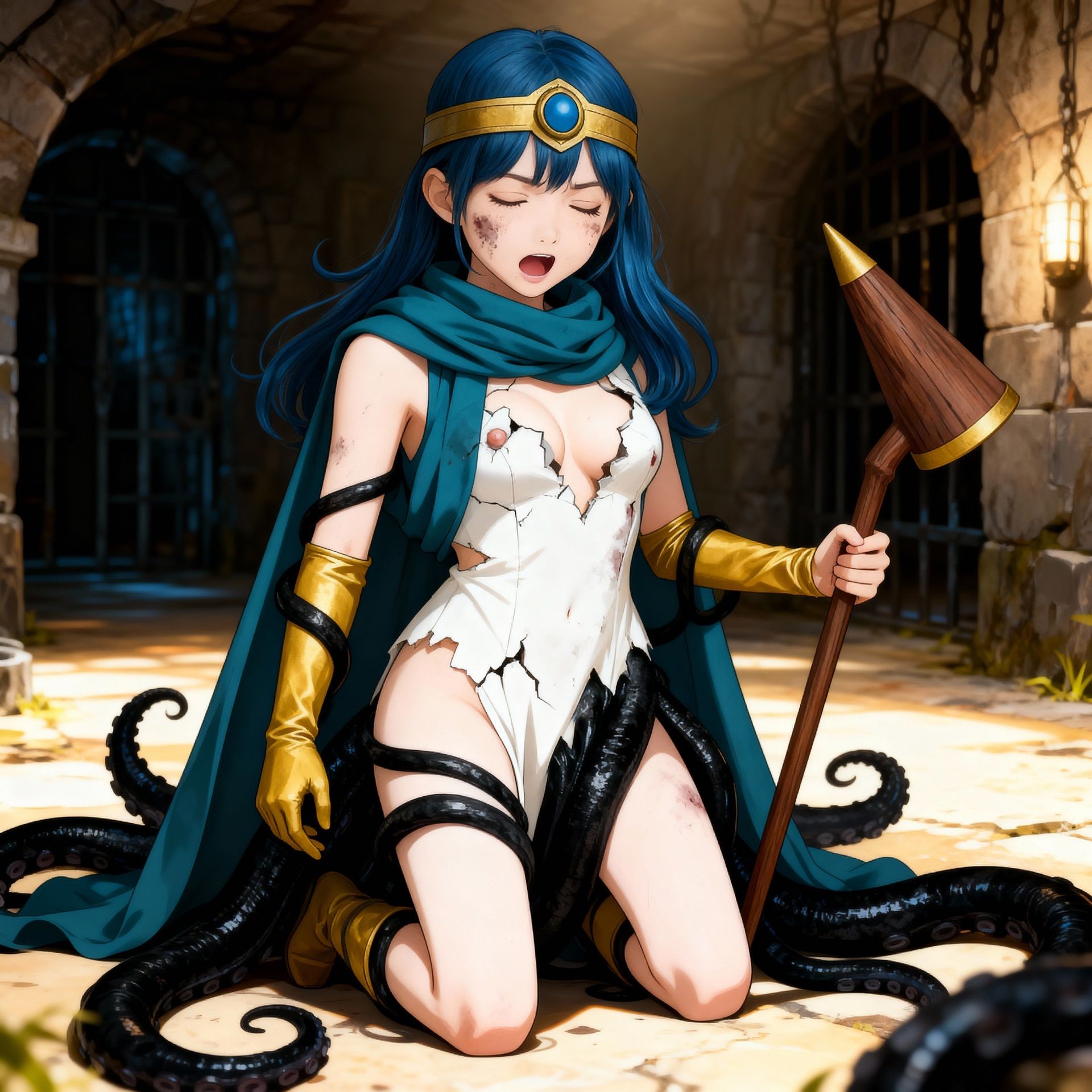 勇者一行全滅…魔物に凌●される女勇者・戦士・魔法使い・賢者 画像8