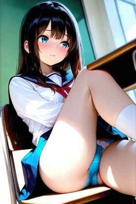 パンチラ女子校生 画像8