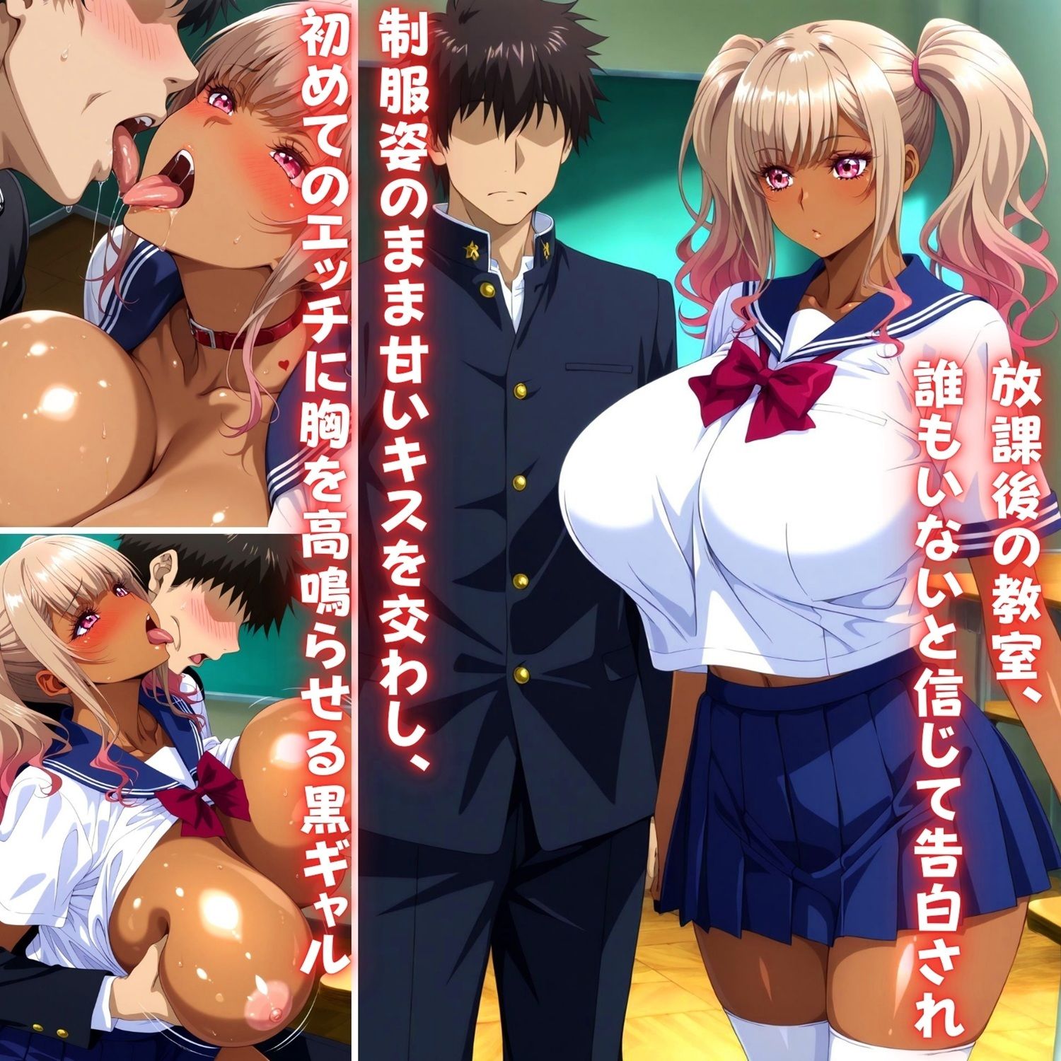 黒ギャルは教室で同級生に、体育倉庫で教師に堕とされる 〜甘い放課後からブルマ輪●地獄まで〜 画像2