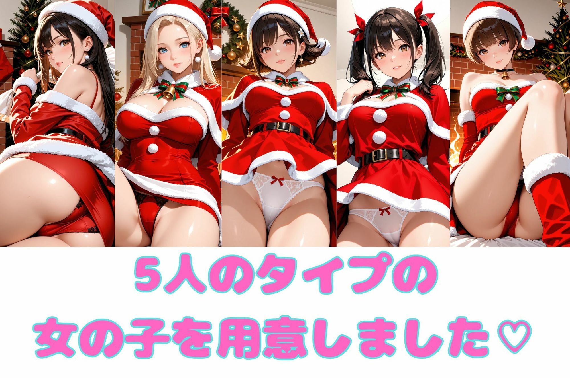 サンプル画像2:サンタガールズとえっちしよ（はーと）(まりあ堂) [d_708734]