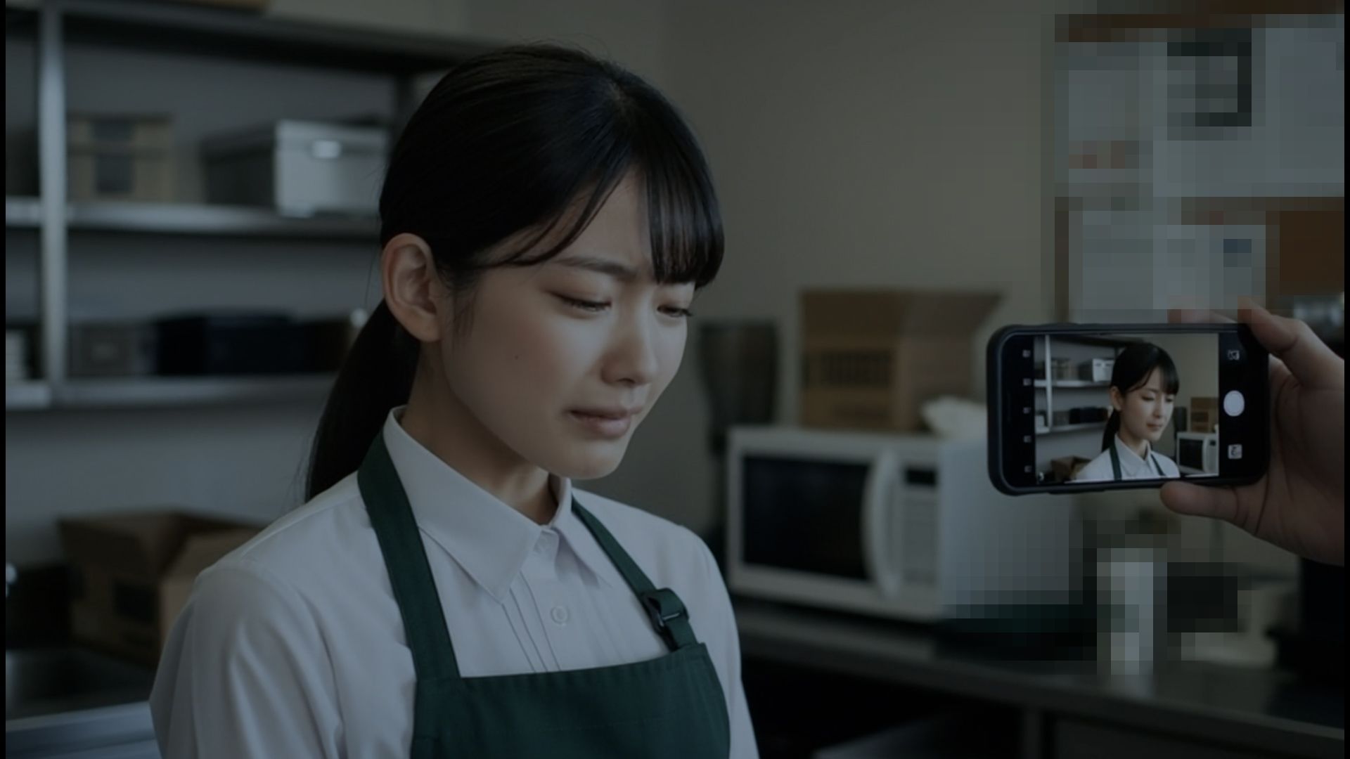 サンプル画像3:新人女子校生バイトのいじめ記録(Blue Frames) [d_708749]