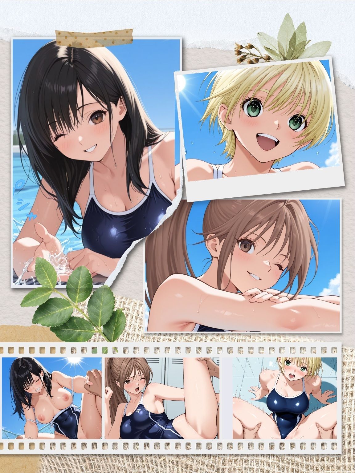 い〇ご スク水H100％ ZIP版1