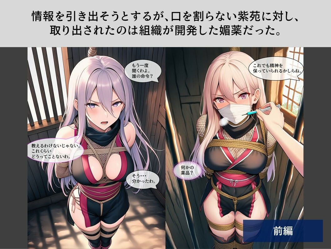 サンプル画像3:TheDID〜潜入失敗(AI緊縛アート) [d_708920]