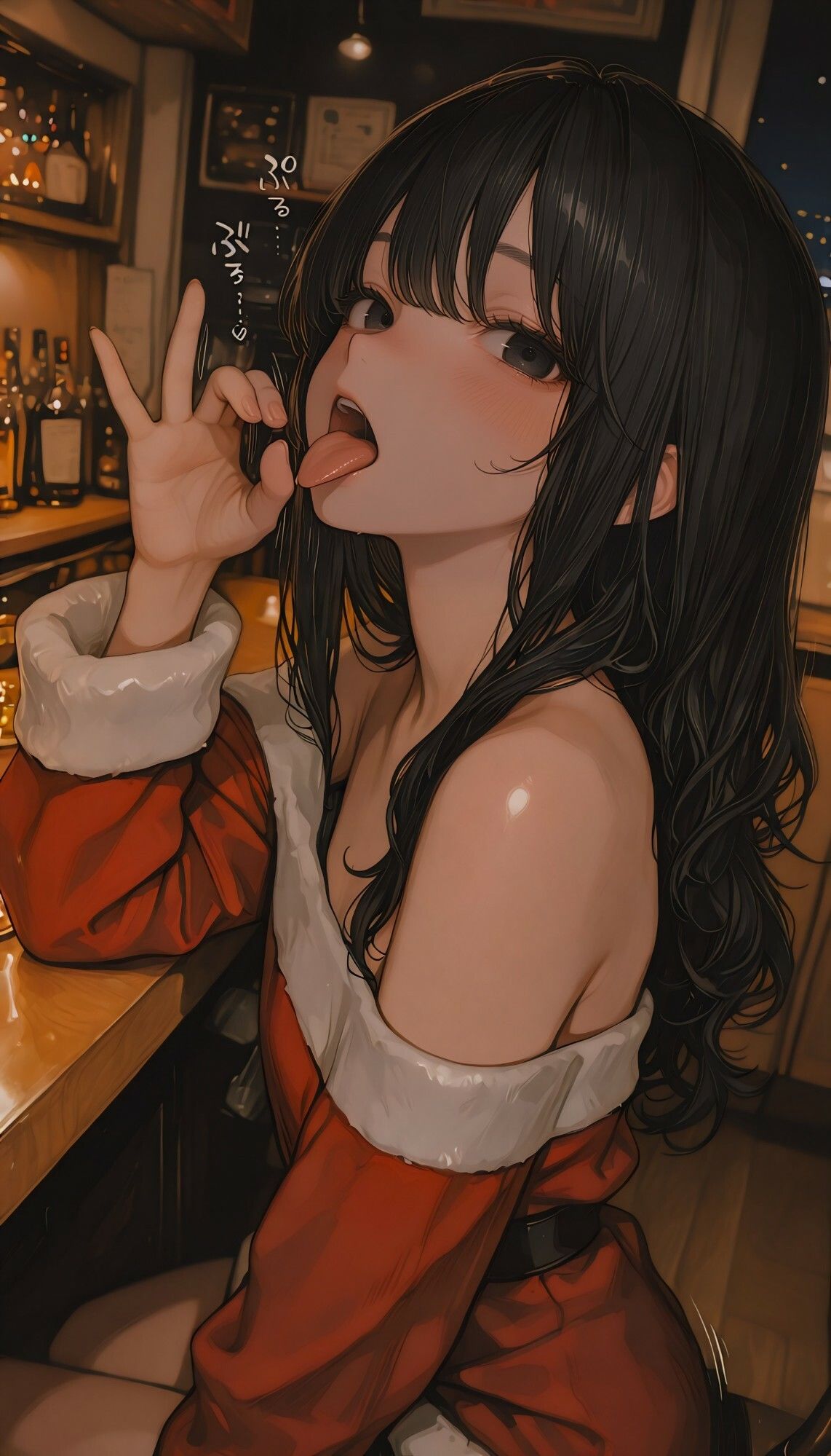 【エロ漫画】ついてる娘 サンタ1