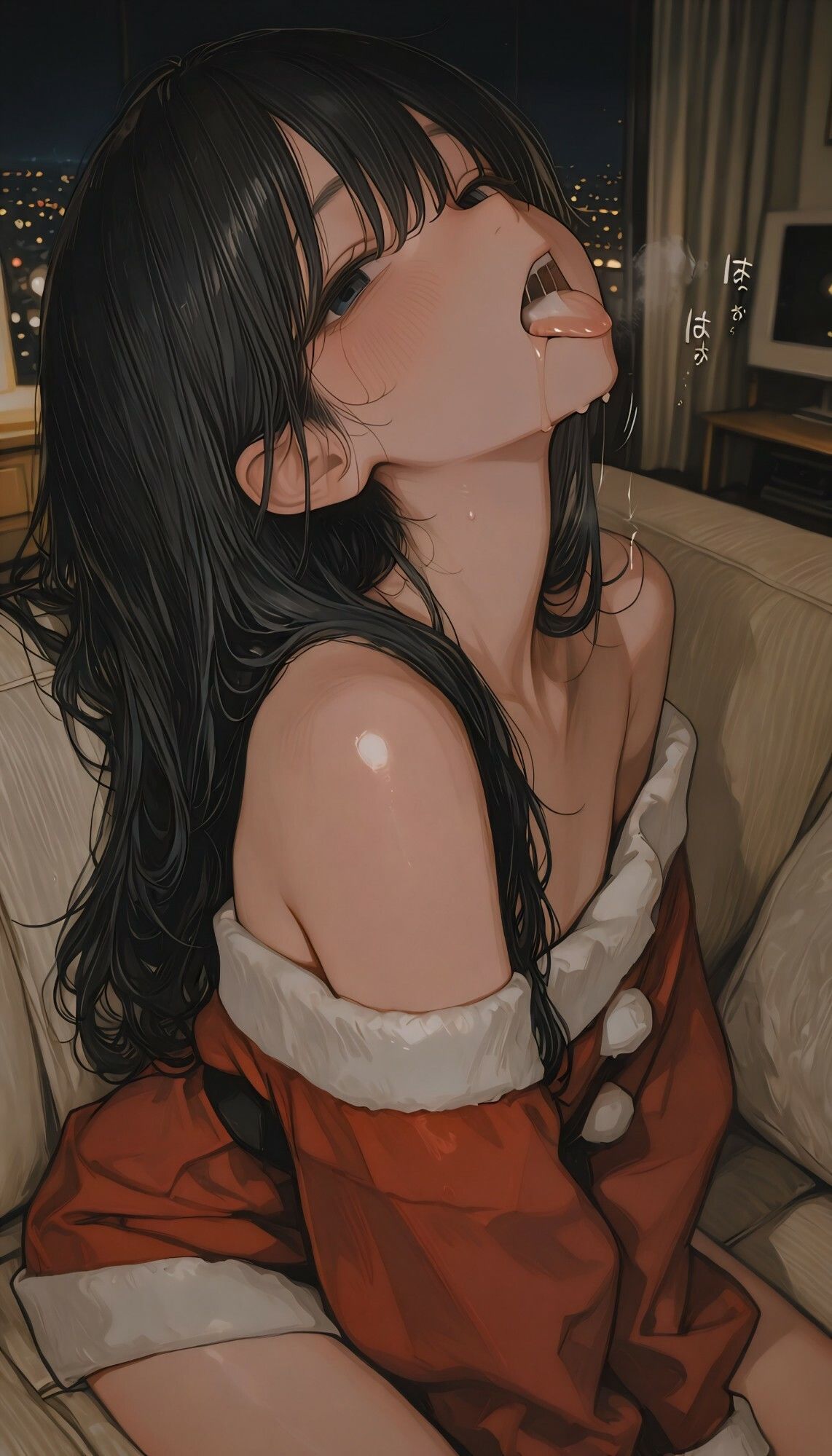 【エロ漫画】ついてる娘 サンタ4