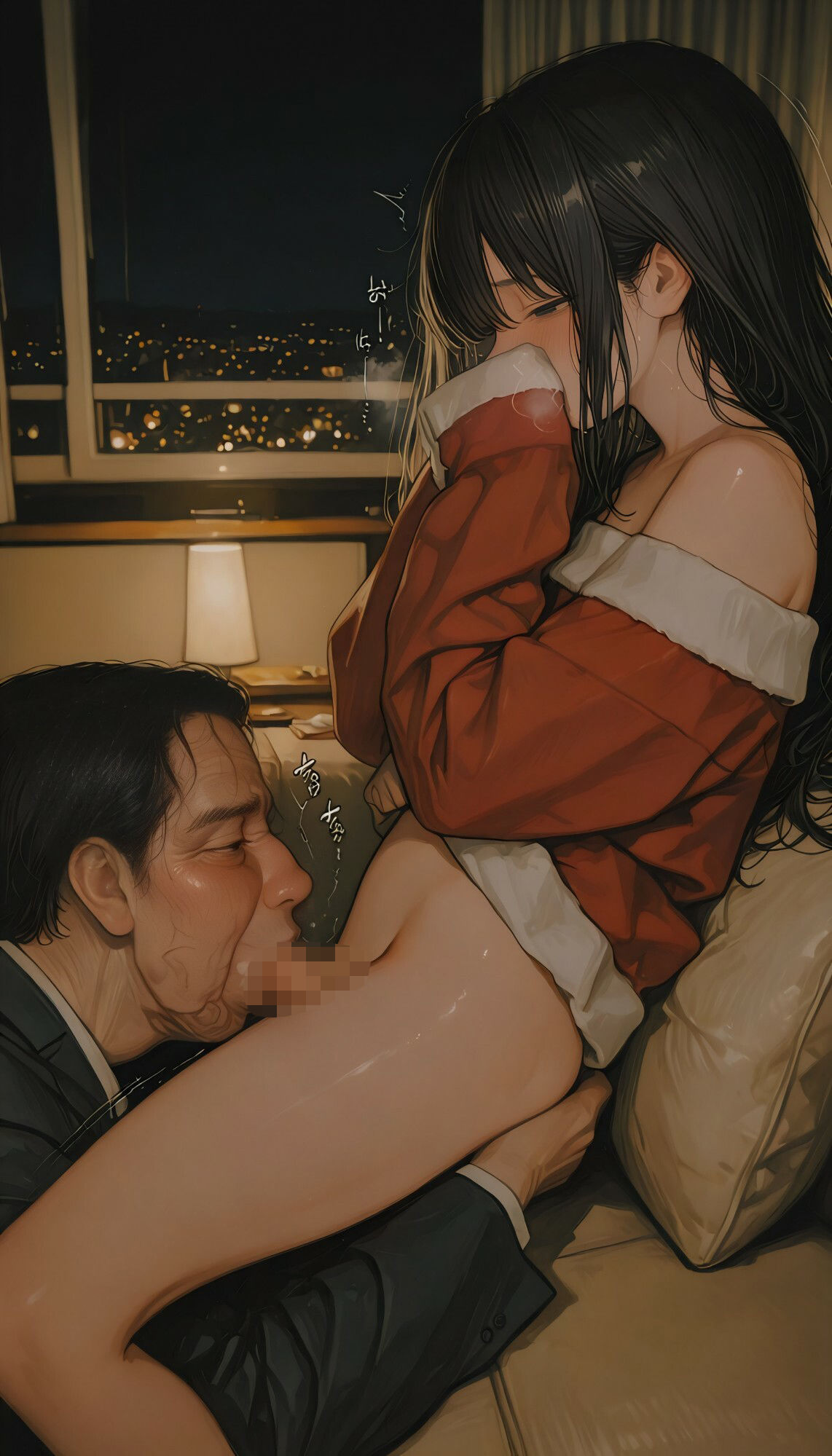 【エロ漫画】ついてる娘 サンタ6