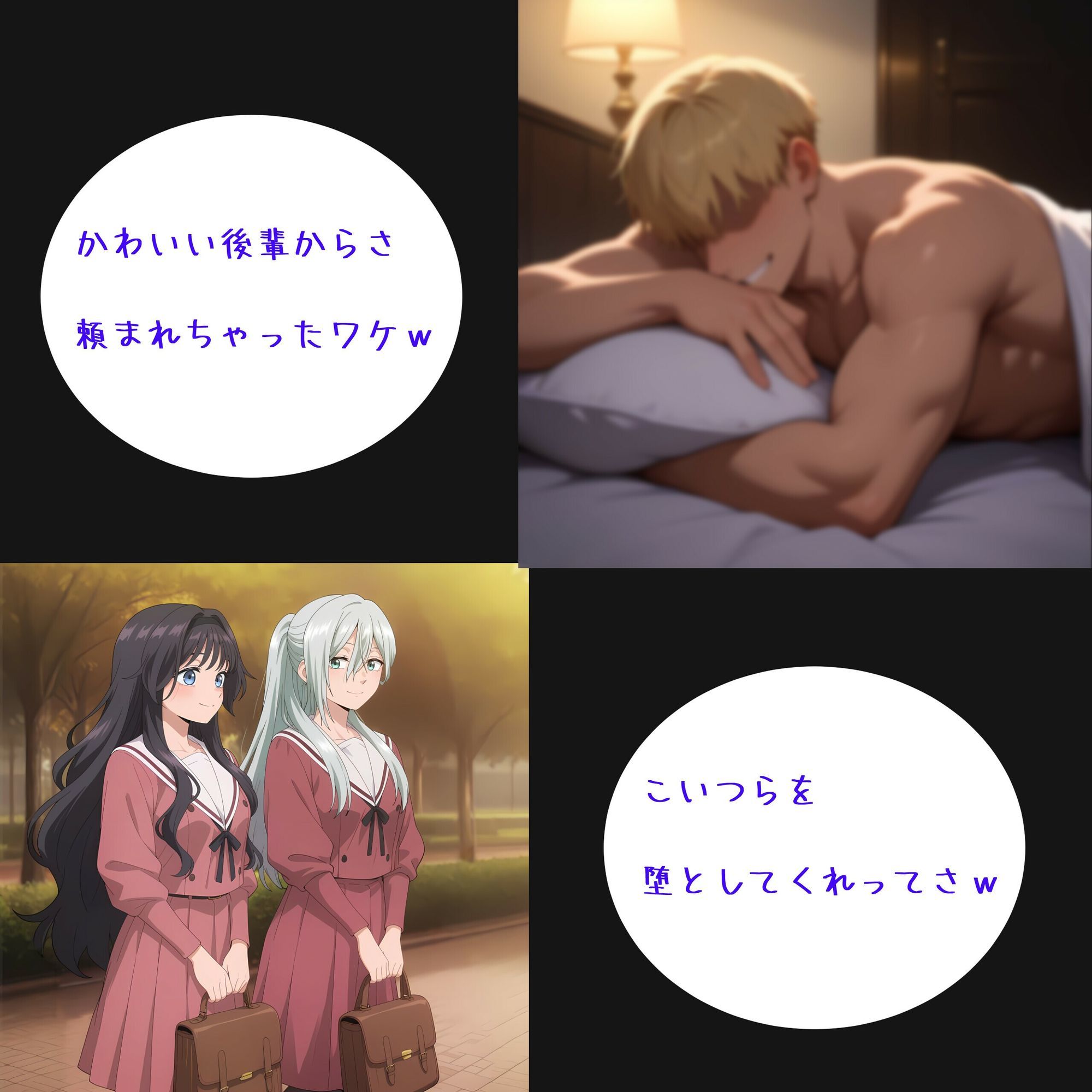 サンプル画像2:花の行方(OTC隊) [d_709006]