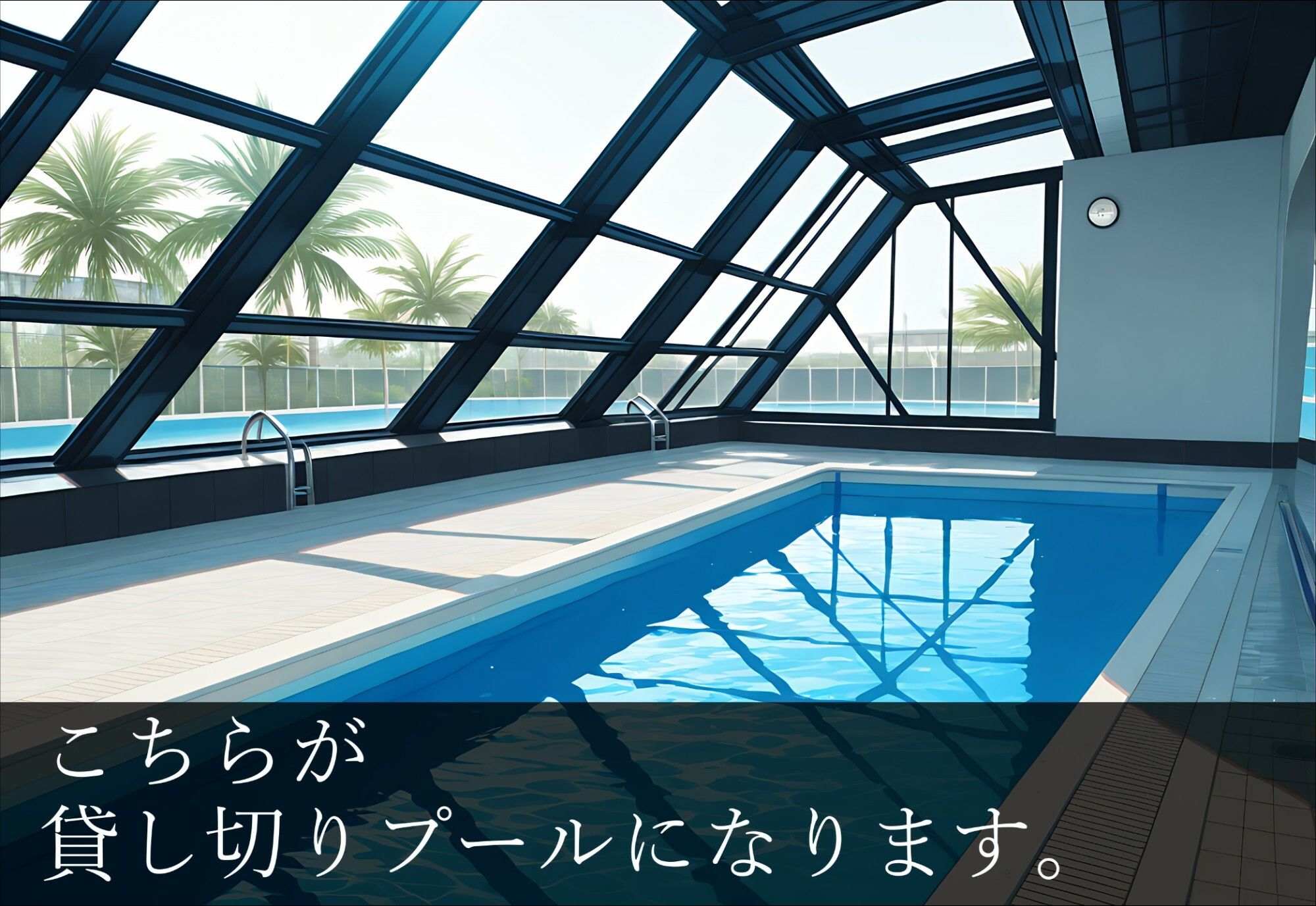 女子〇生の絶頂貸し切りプール 画像9