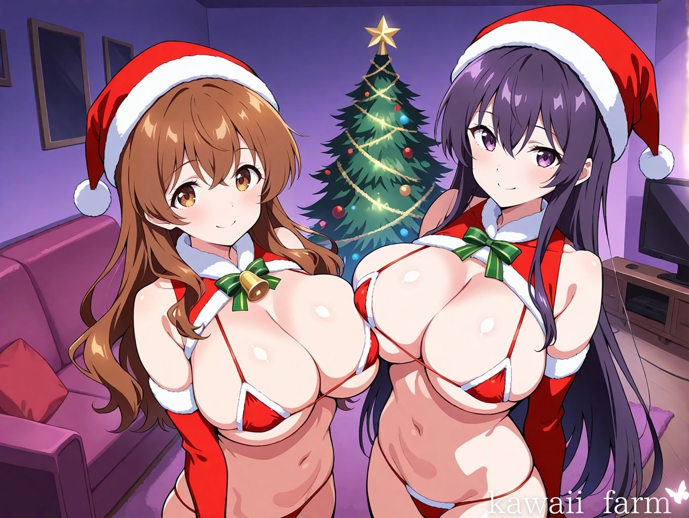 サンプル画像4:性欲まみれ セクシーサンタver.(かわいいファーム) [d_709095]