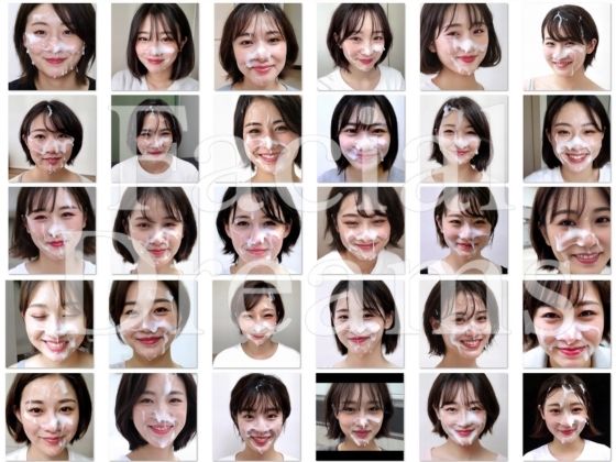 顔射顔150人  VOl.1 画像1