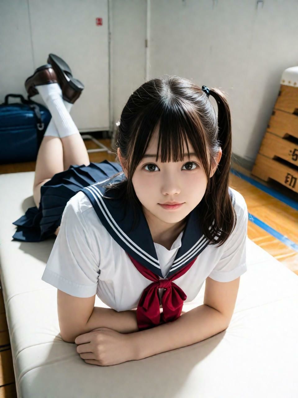 セーラー服えっち(258枚)【実写系AI超リアルCG集ult】 画像1