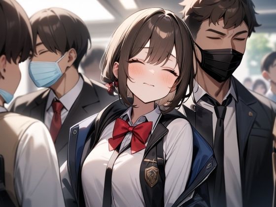 電車痴●の快楽が忘れられず学校がイチャイチャパラダイスに変貌！ 画像1